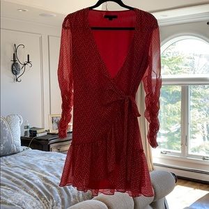 All Saints Red Dress